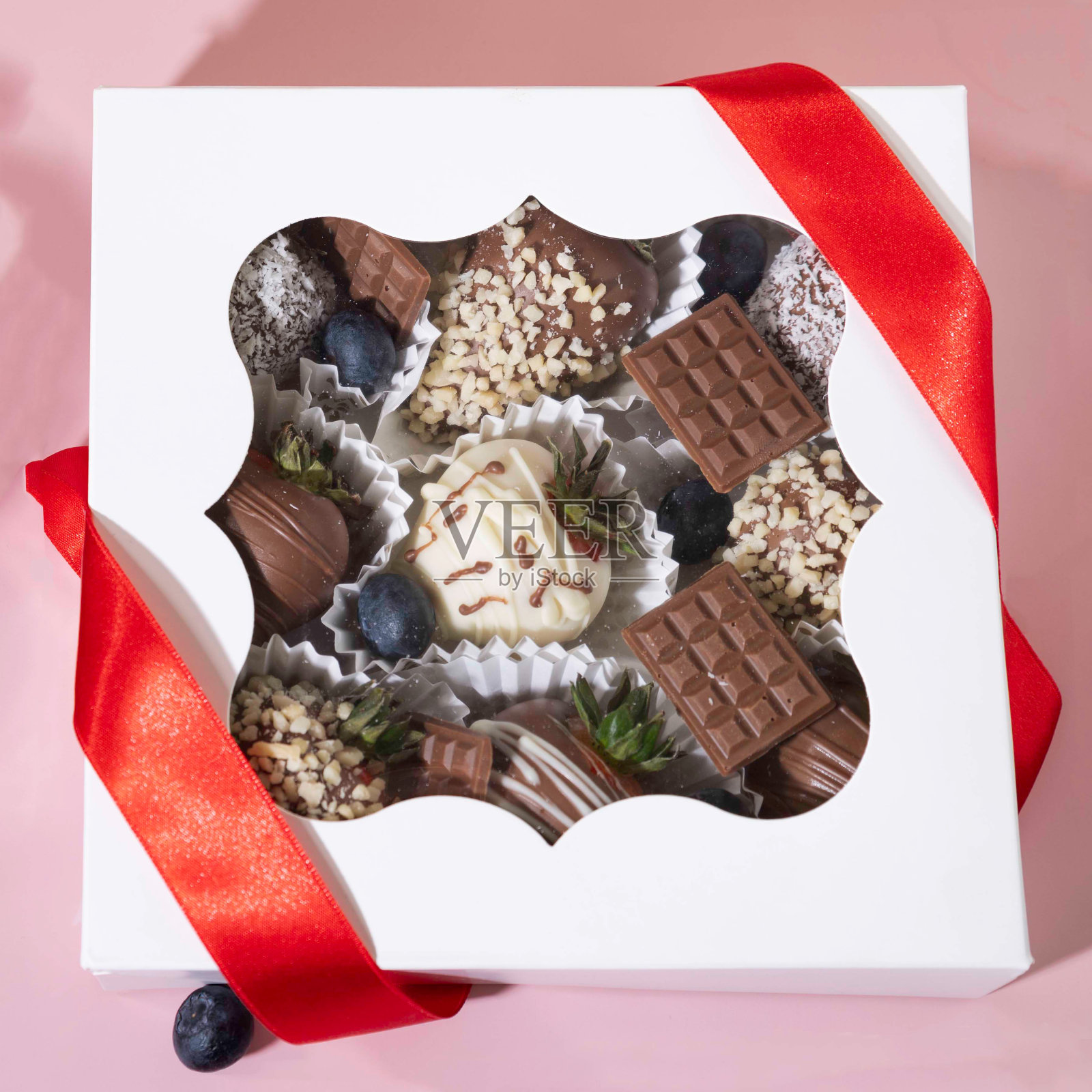 巧克力草莓照片摄影图片