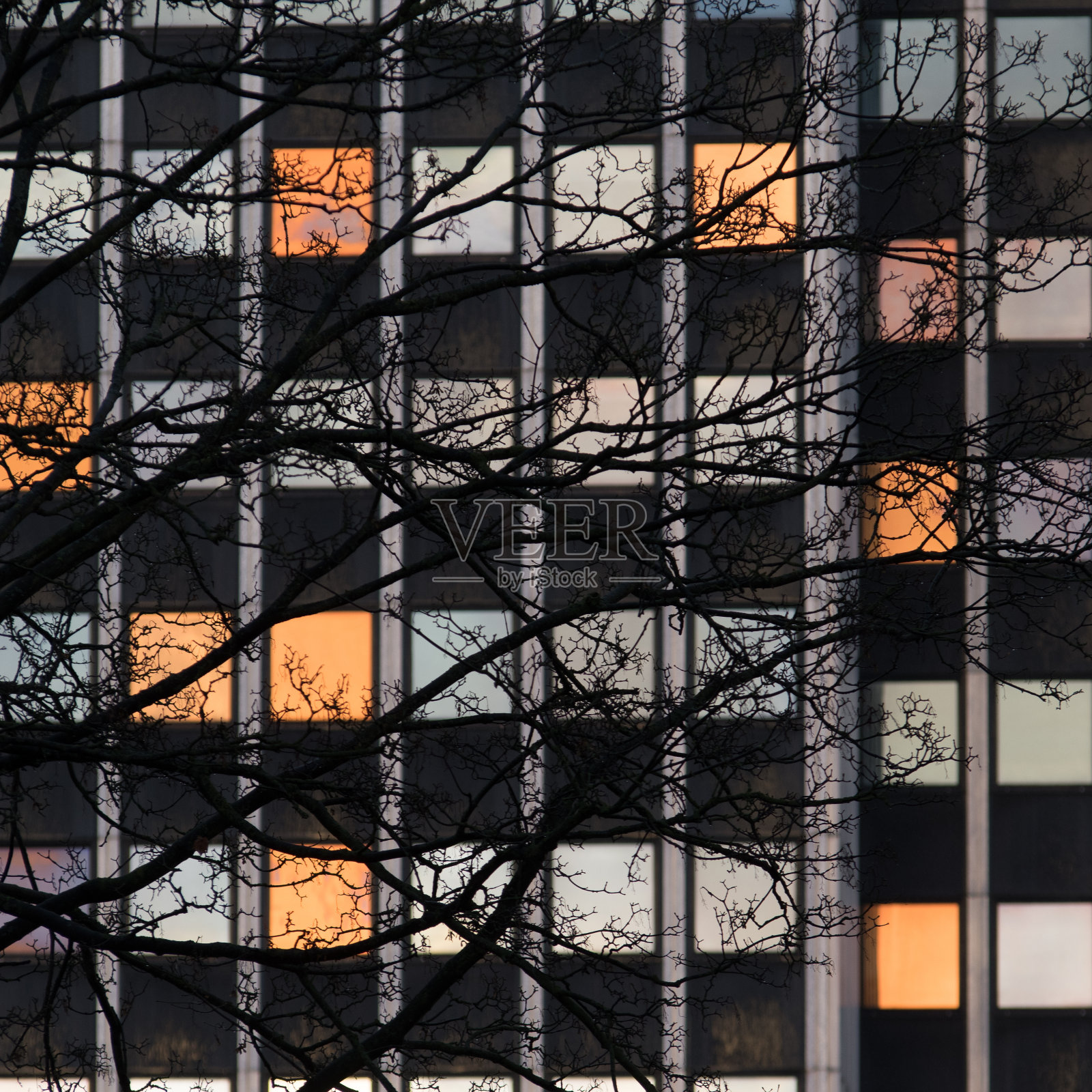 抽象的现代外立面的局部视图照片摄影图片