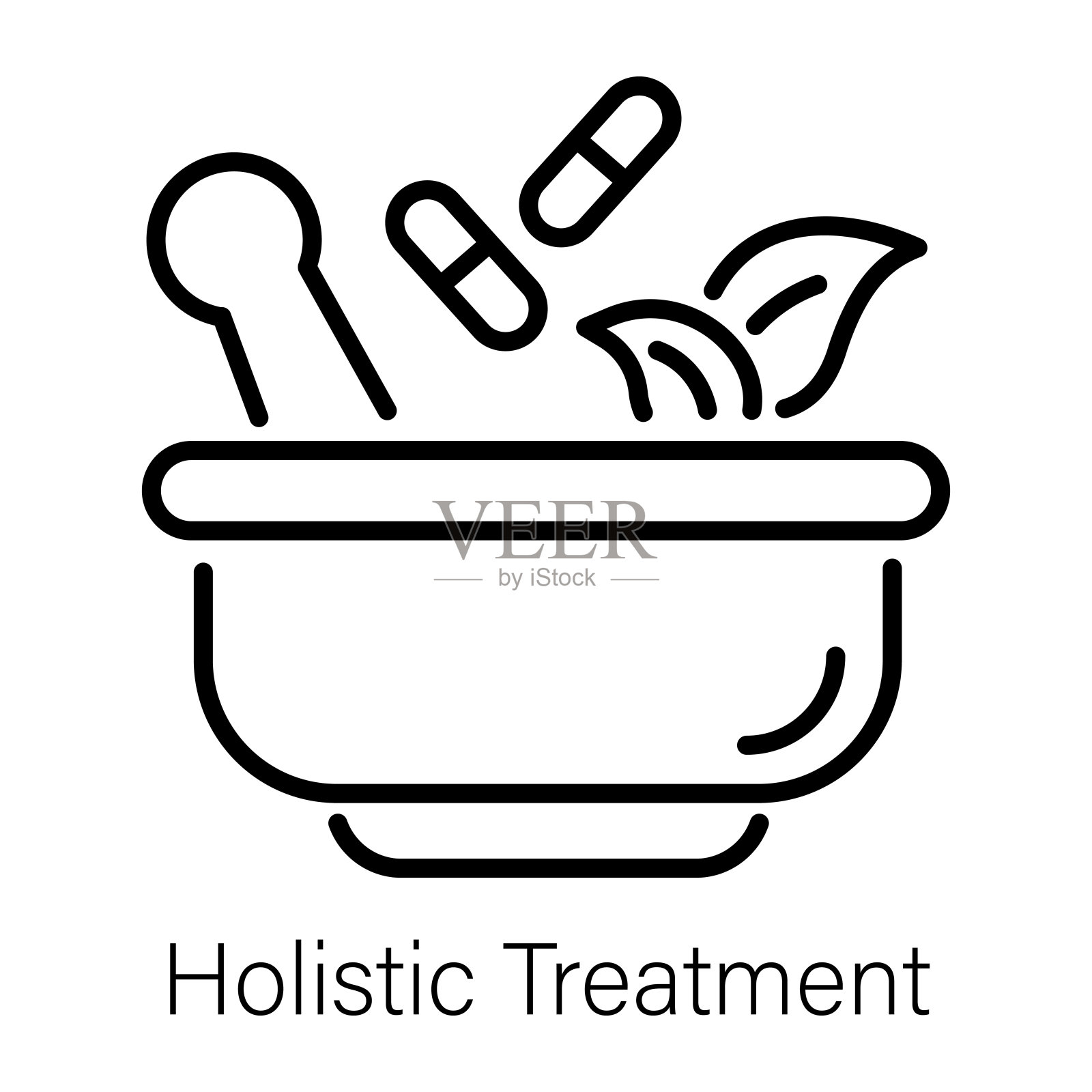 全面的治疗插画图片素材