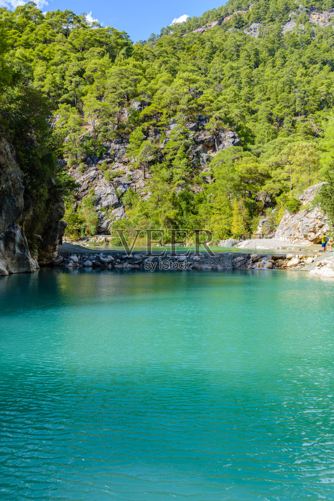 Goynuk峡谷中的河流。土耳其安塔利亚省照片摄影图片