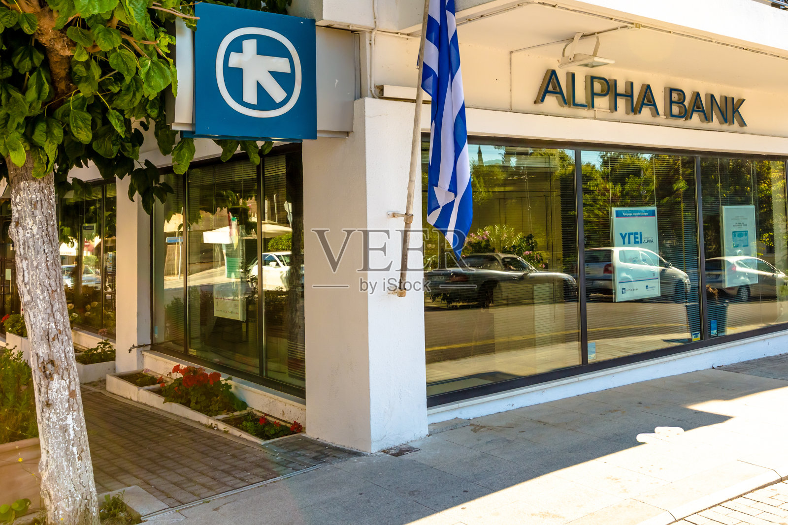 希腊银行照片摄影图片