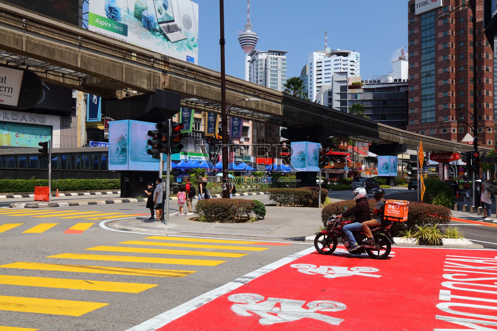 吉隆坡的武吉民堂十字路口照片摄影图片