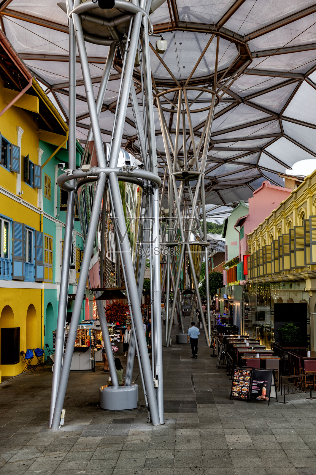 新加坡克拉克码头里德街照片摄影图片