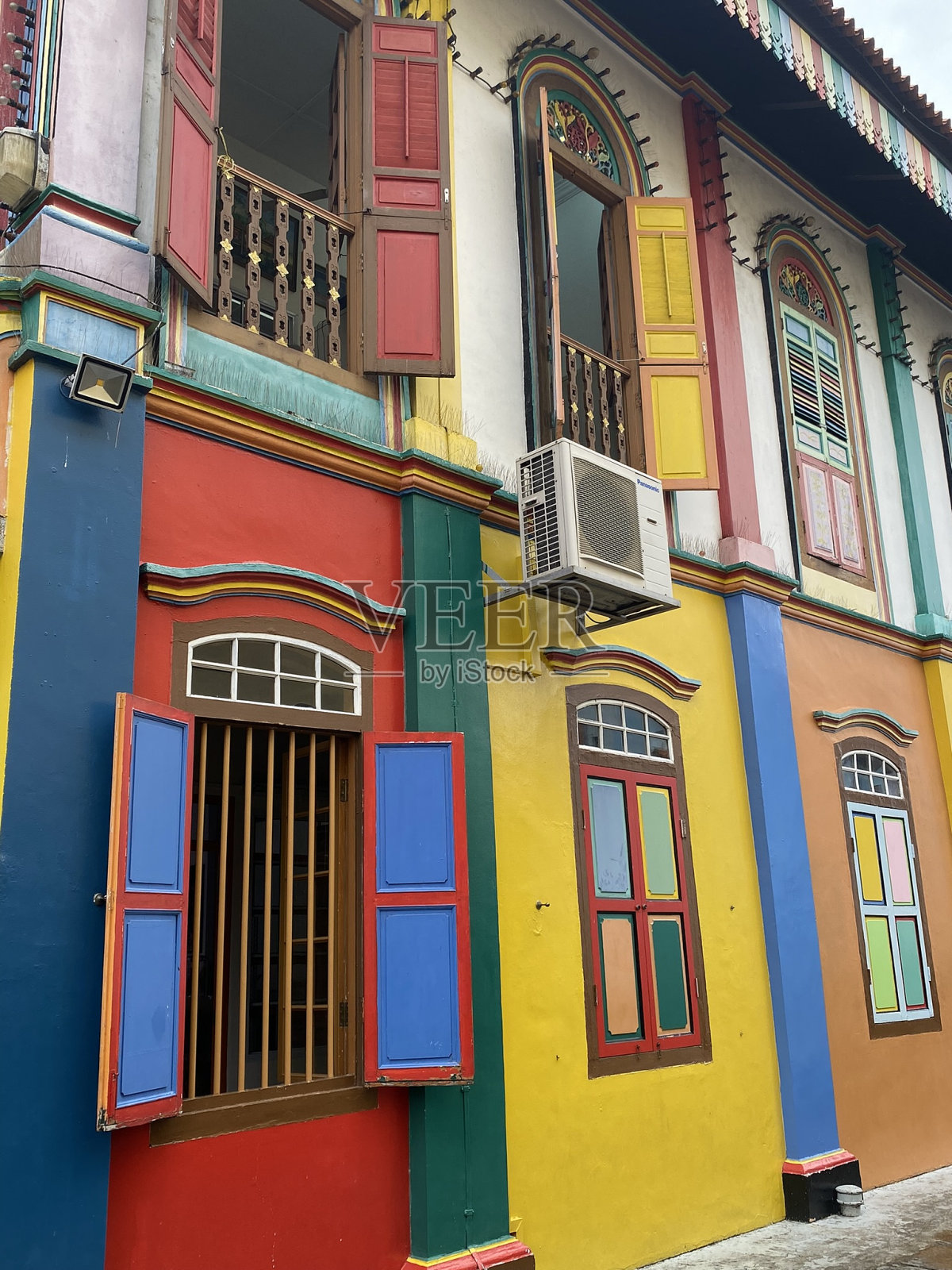新加坡-小印度-新加坡最丰富多彩的房子照片摄影图片