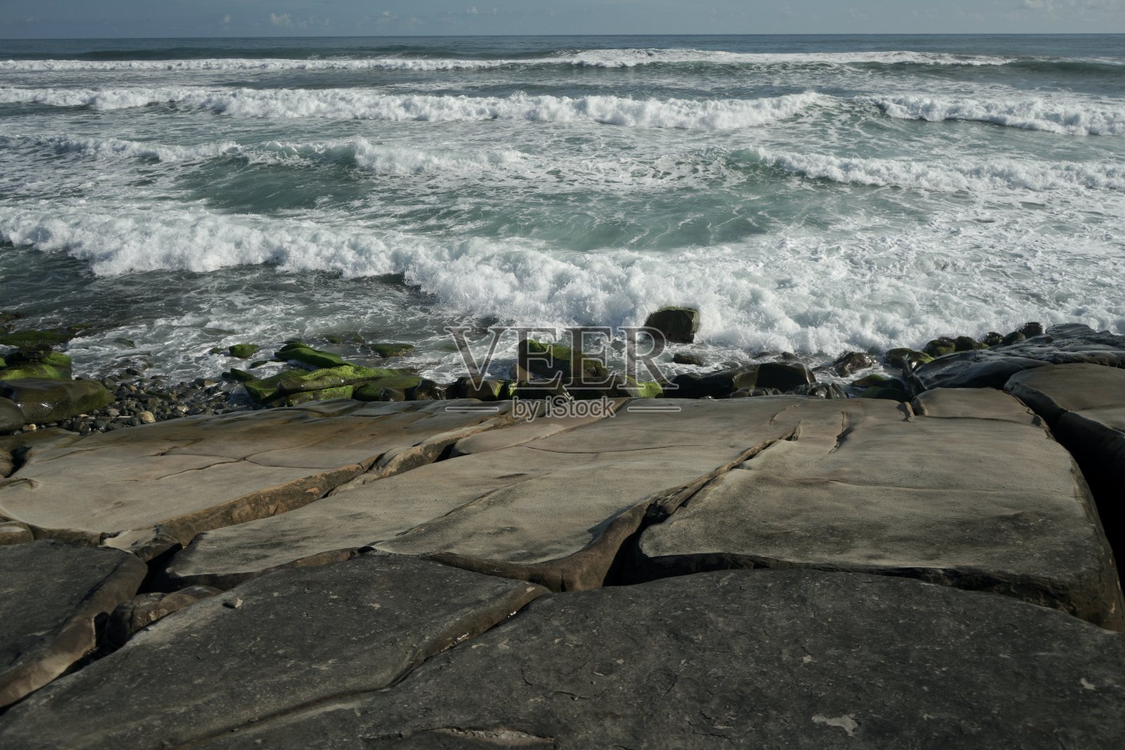 珊瑚海滩照片摄影图片