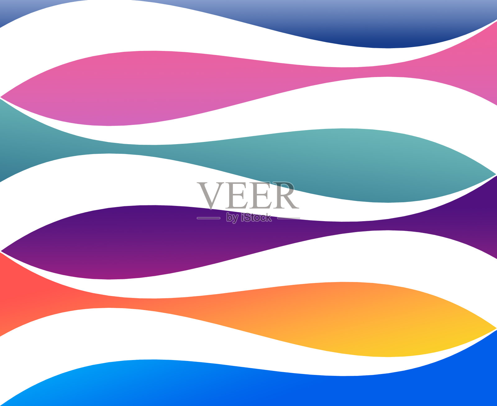 彩色渐变抽象壁纸高清插画图片素材