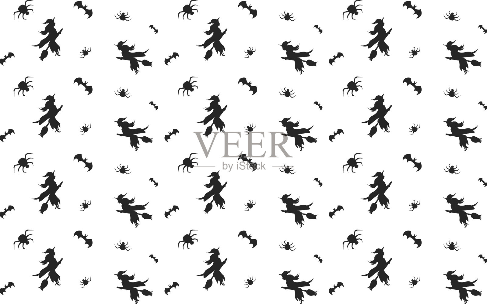 模式Halloween_1插画图片素材