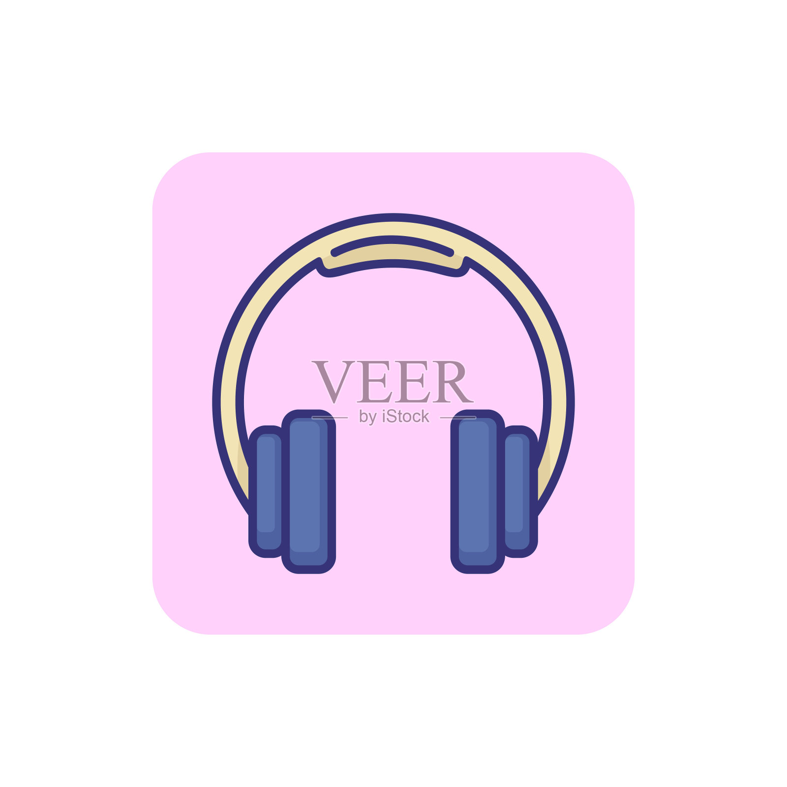 耳机线图标插画图片素材