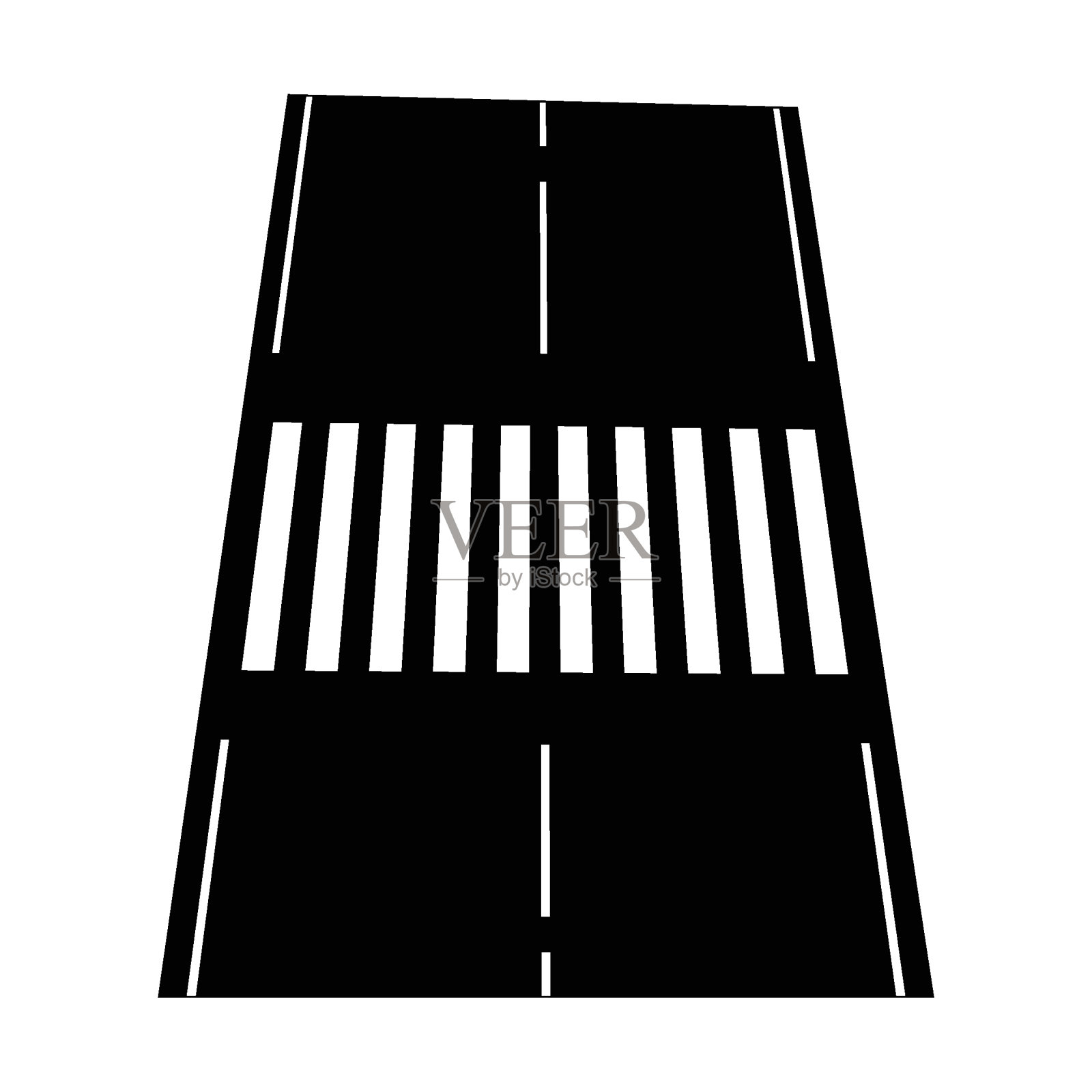 过马路标志插画图片素材