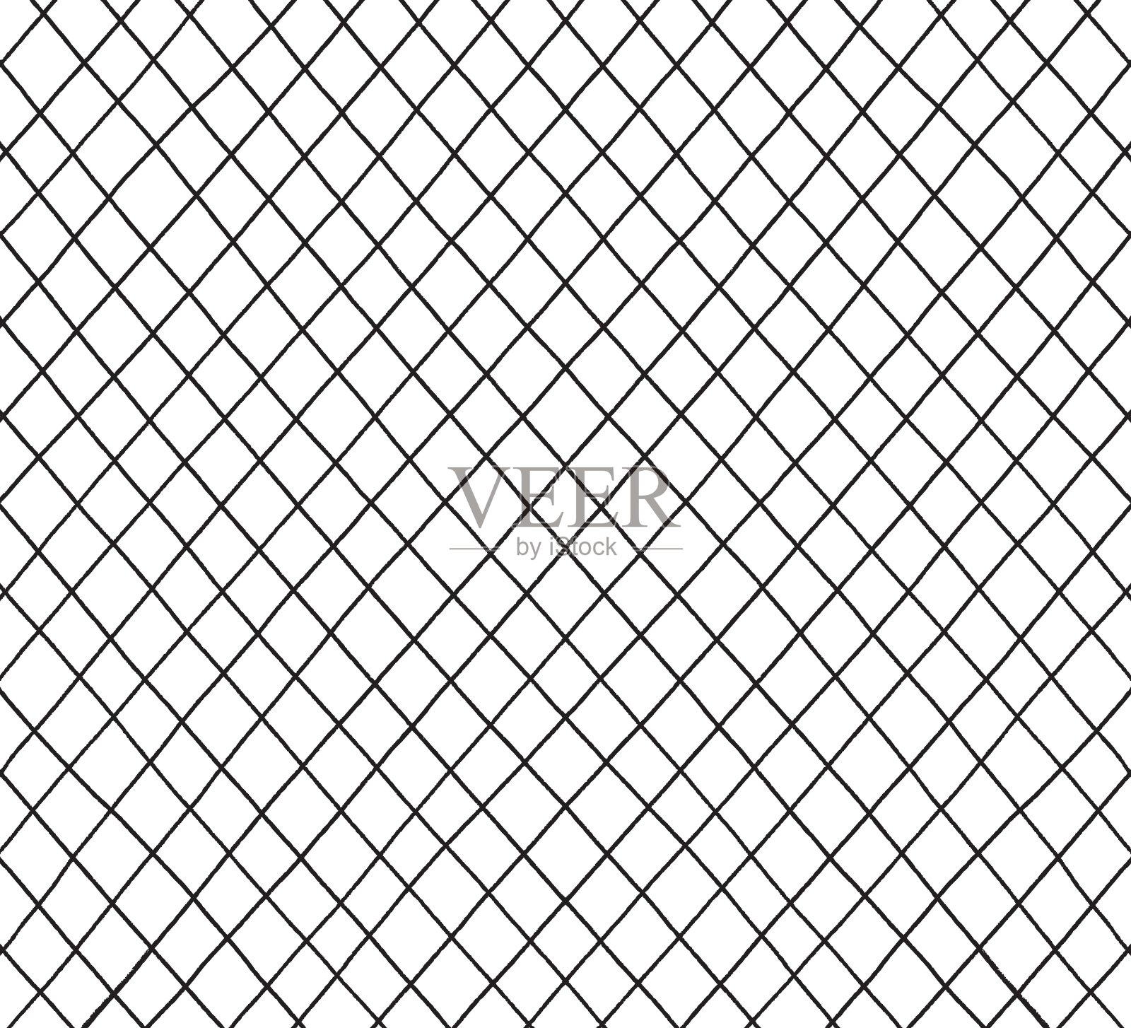 空白的白色工作表练习本，方形纸，手绘设计，网格条纹几何无缝图案矢量EPS 10插图插画图片素材