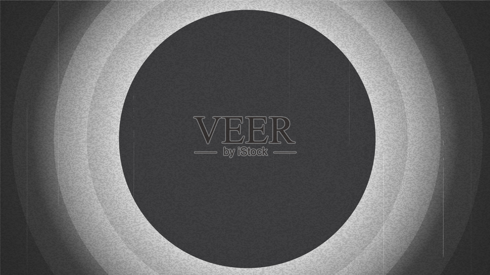 黑白复古无声电影结束屏幕圆形背景的纹理4k宽高比插画图片素材