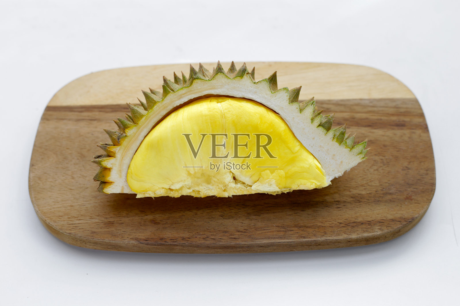 成熟的榴莲，泰国热带水果照片摄影图片