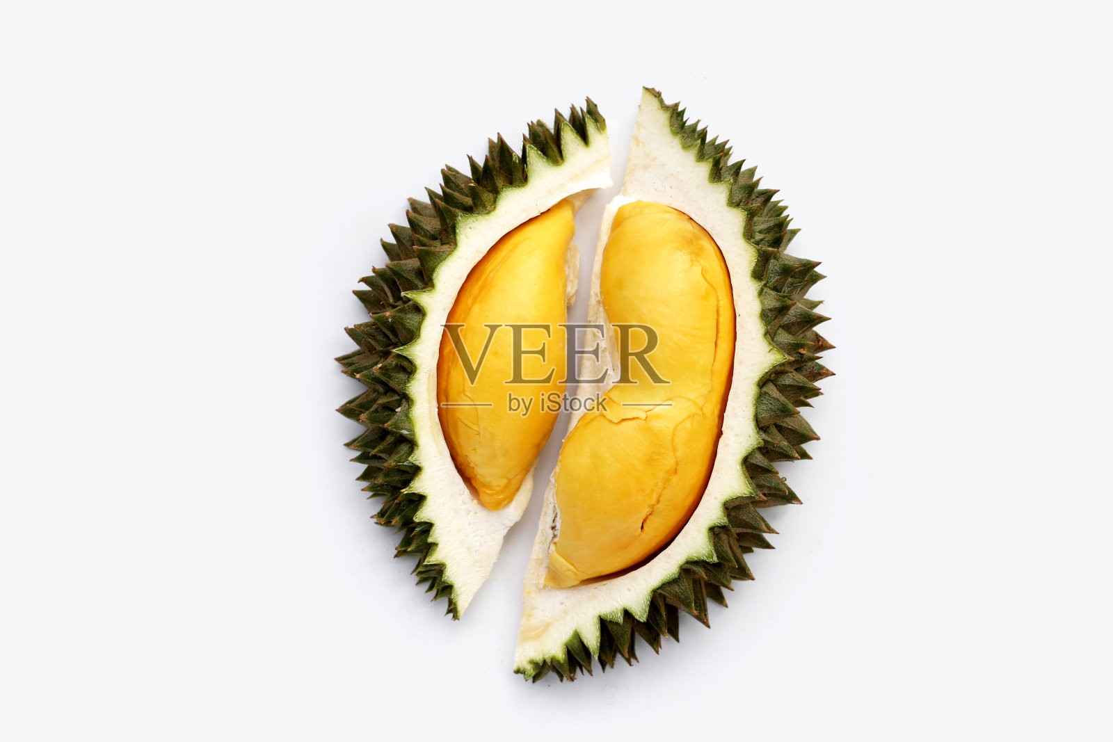 成熟的榴莲，泰国热带水果照片摄影图片