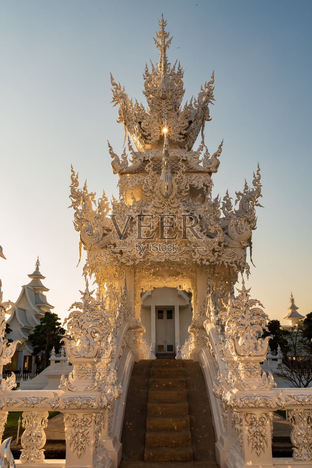 白庙的景色照片摄影图片