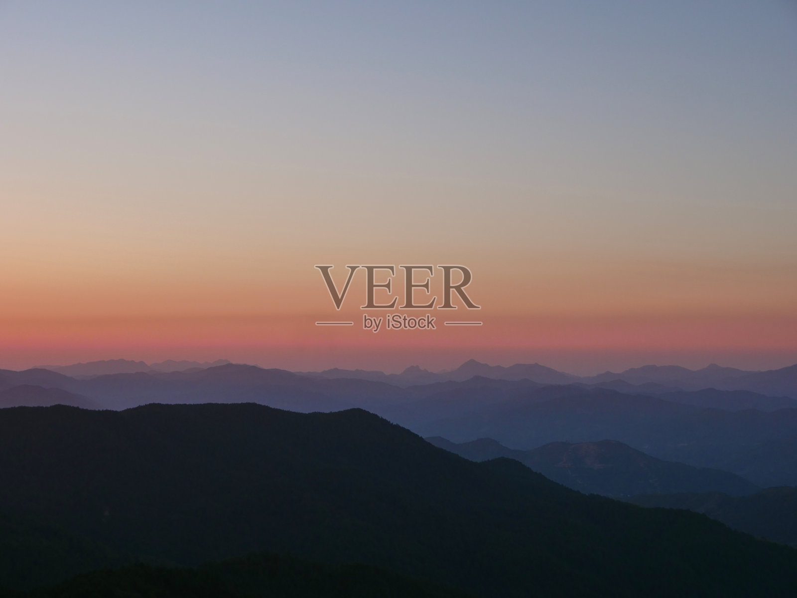 日落之后照片摄影图片