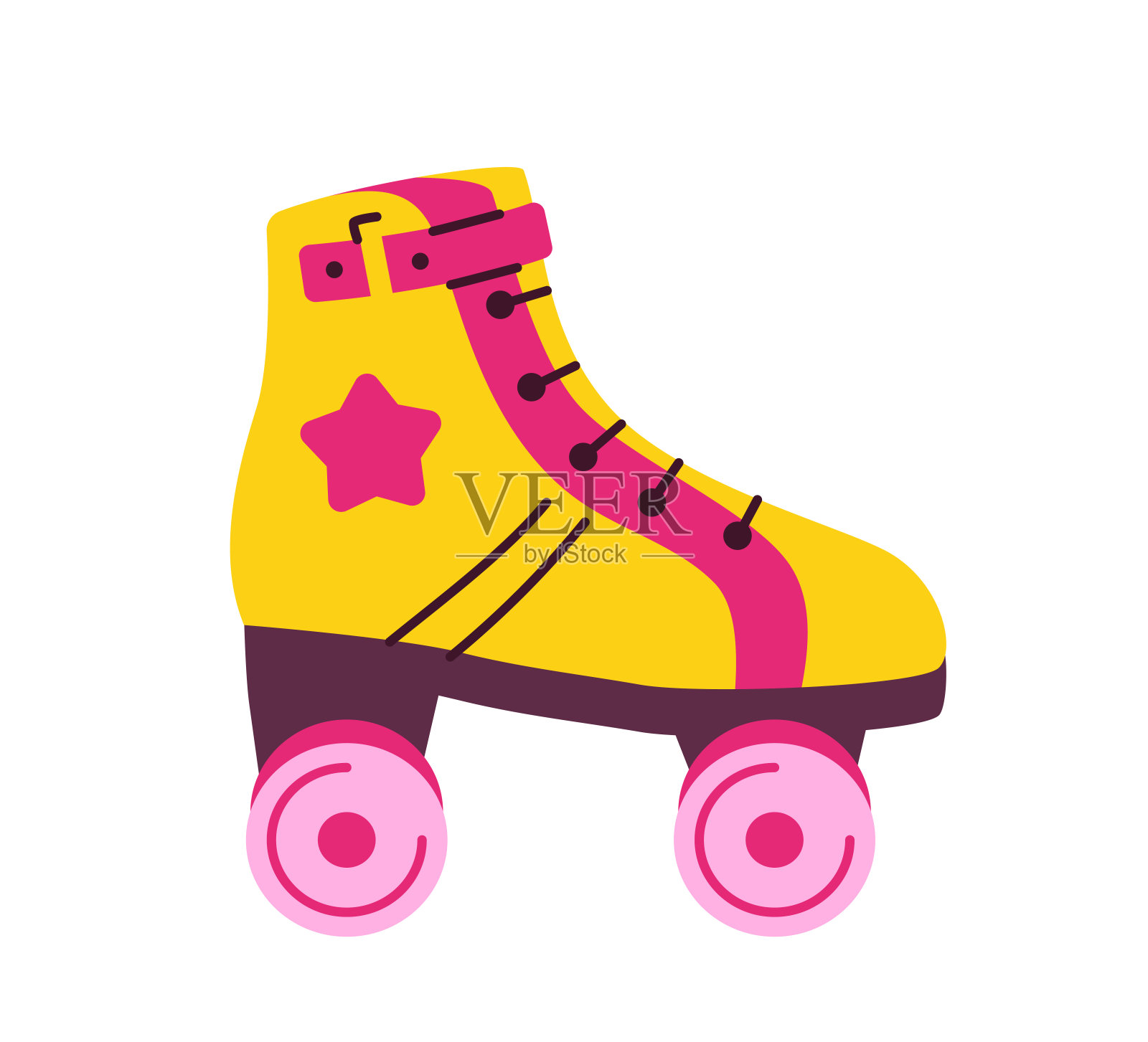 芭比滚筒矢量概念插画图片素材