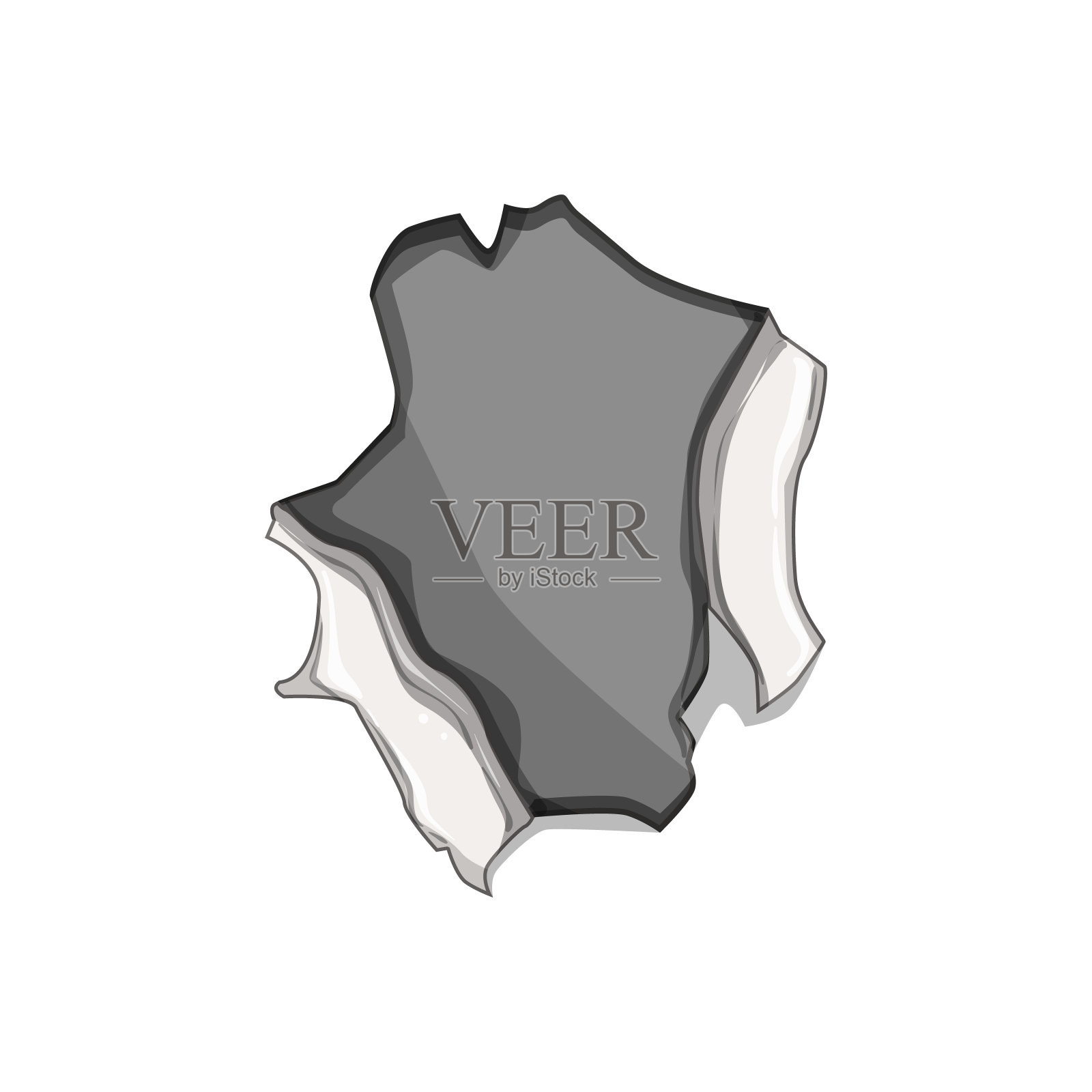 废撕纸卡通矢量插图插画图片素材