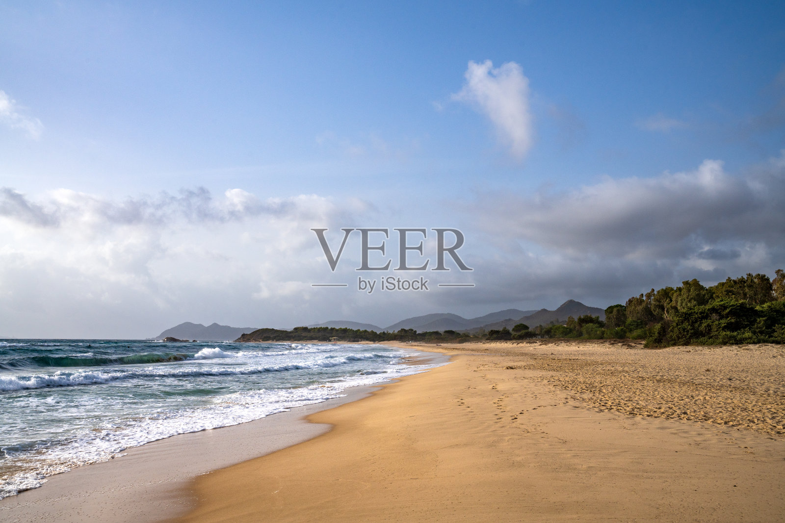 Costa Rei海滩——撒丁岛照片摄影图片