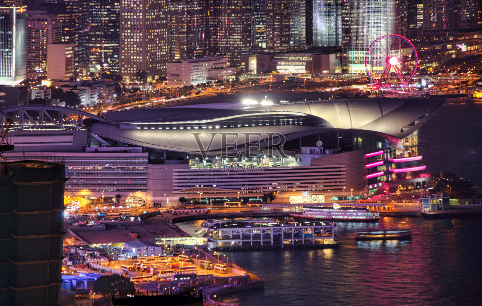 香港之夜照片摄影图片