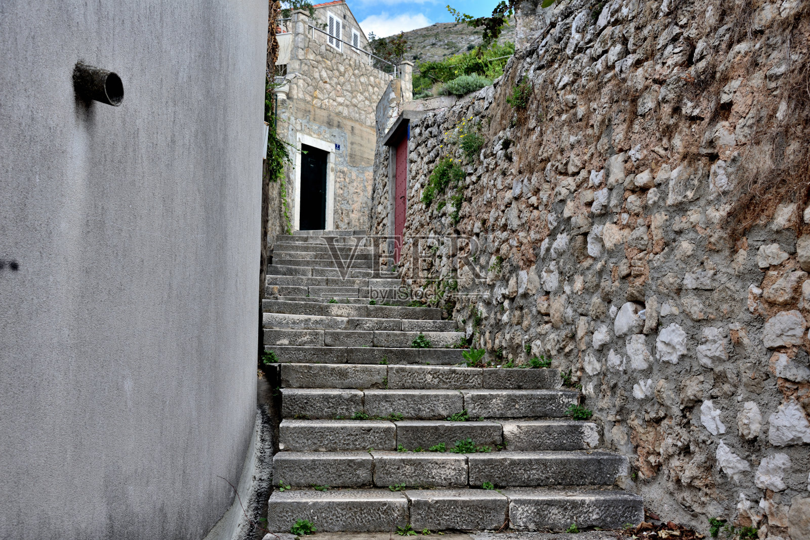 城市步道楼梯照片摄影图片