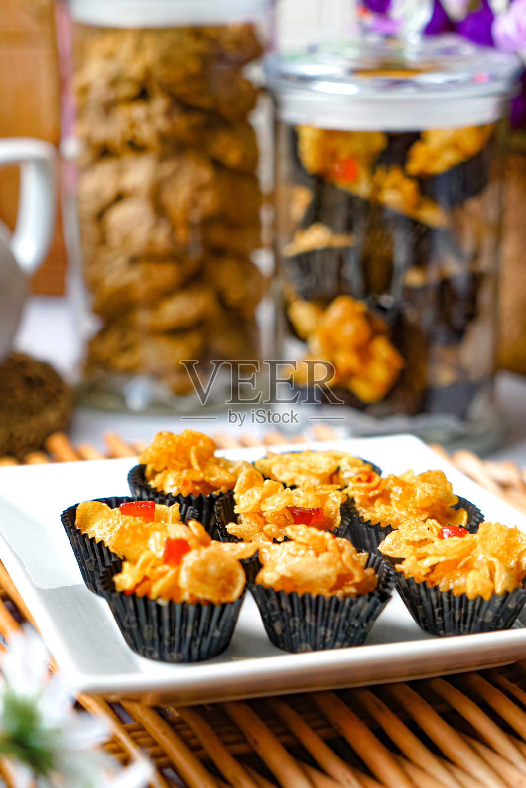 莱雅饼干照片摄影图片