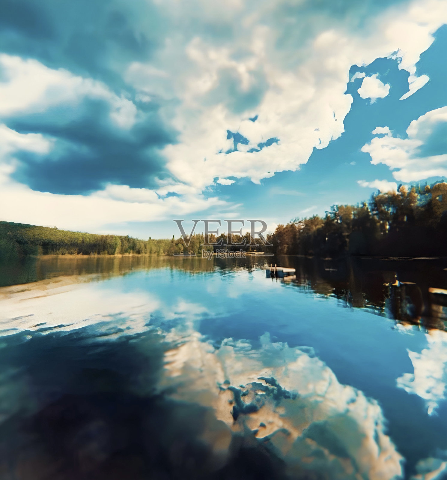 珍珠的池塘照片摄影图片