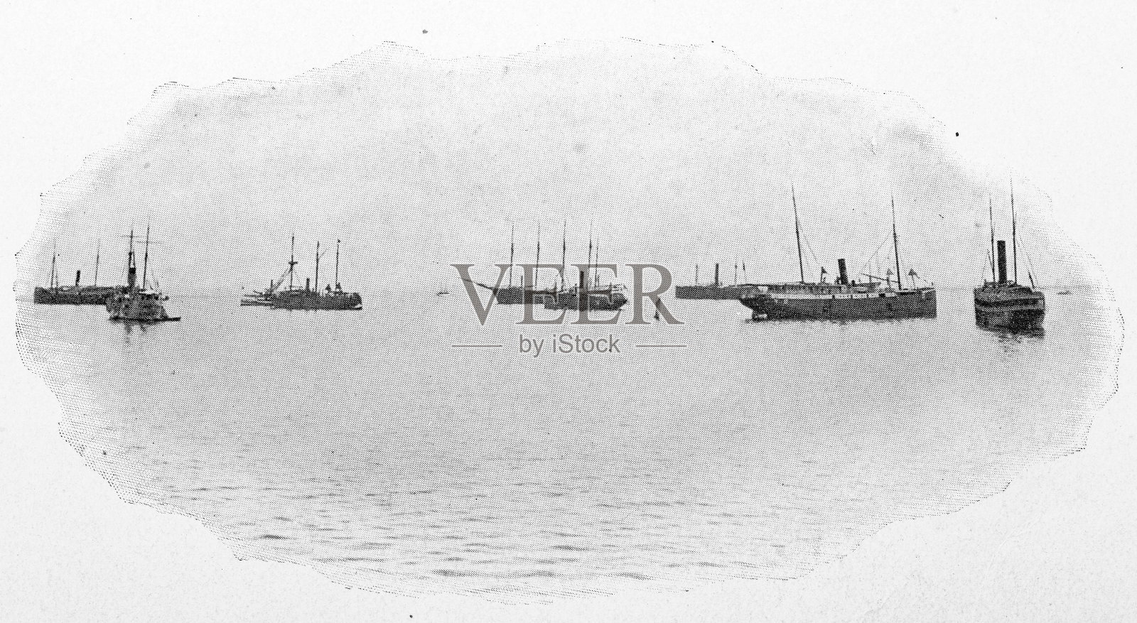 美西战争期间古巴的古董照片插画图片素材