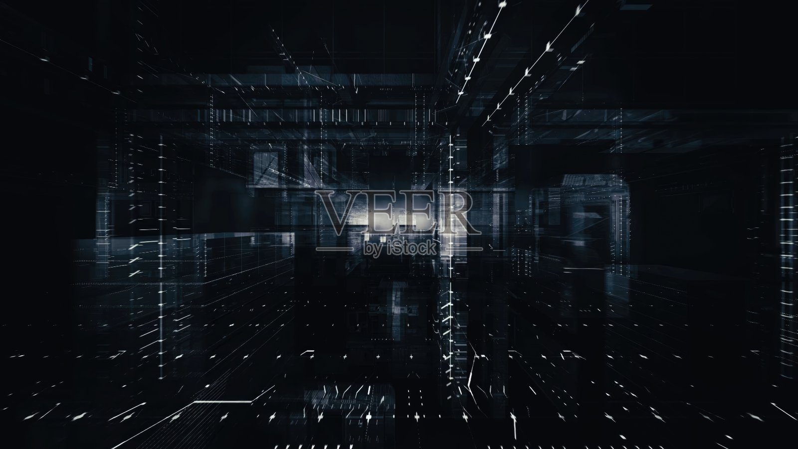 抽象的数字环境。照片摄影图片