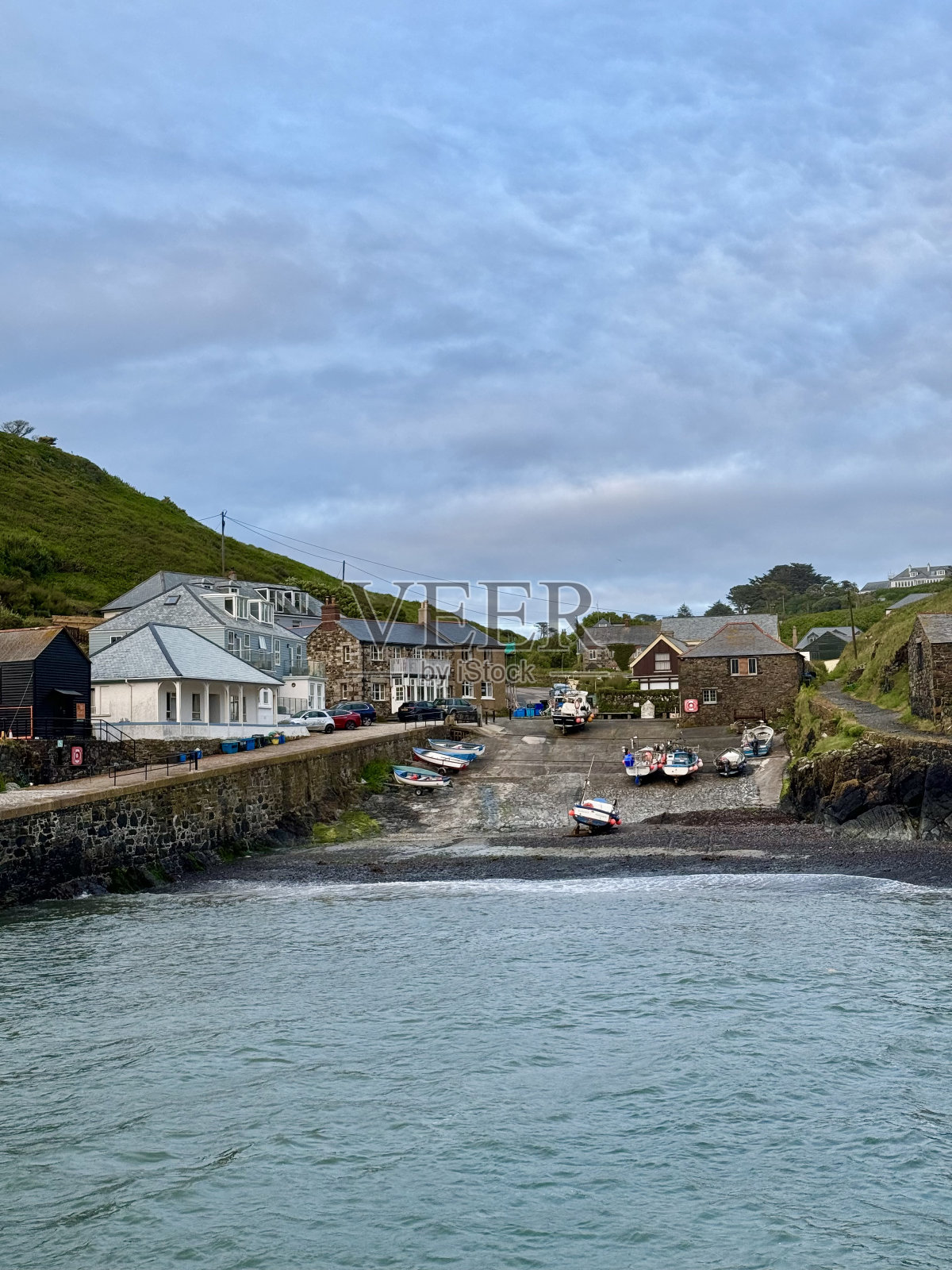 莫里恩湾，康沃尔照片摄影图片