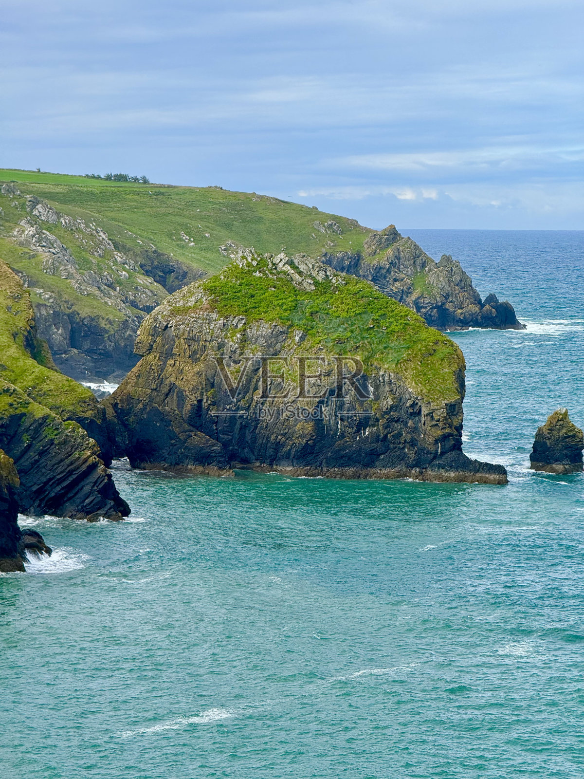 莫里恩湾，康沃尔照片摄影图片