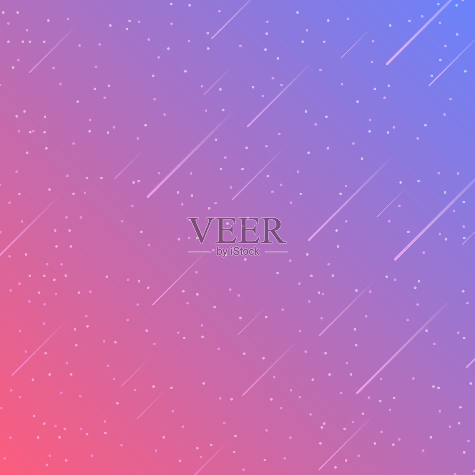 时尚的星空与紫色渐变插画图片素材