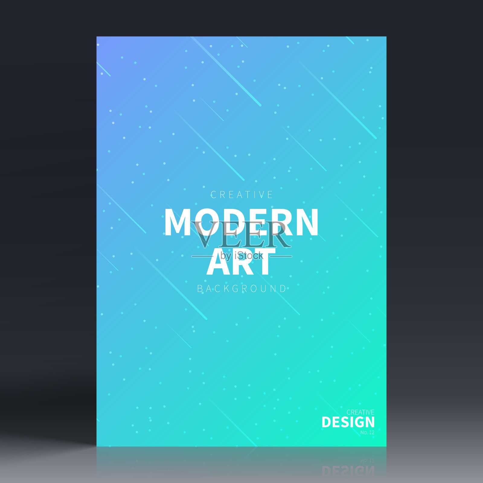 宣传册模板排版，蓝色封面设计，商业年报，传单，杂志插画图片素材