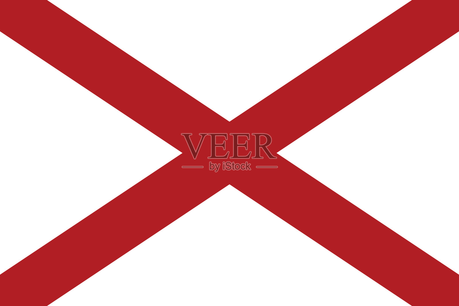 亚拉巴马州旗帜插画插画图片素材