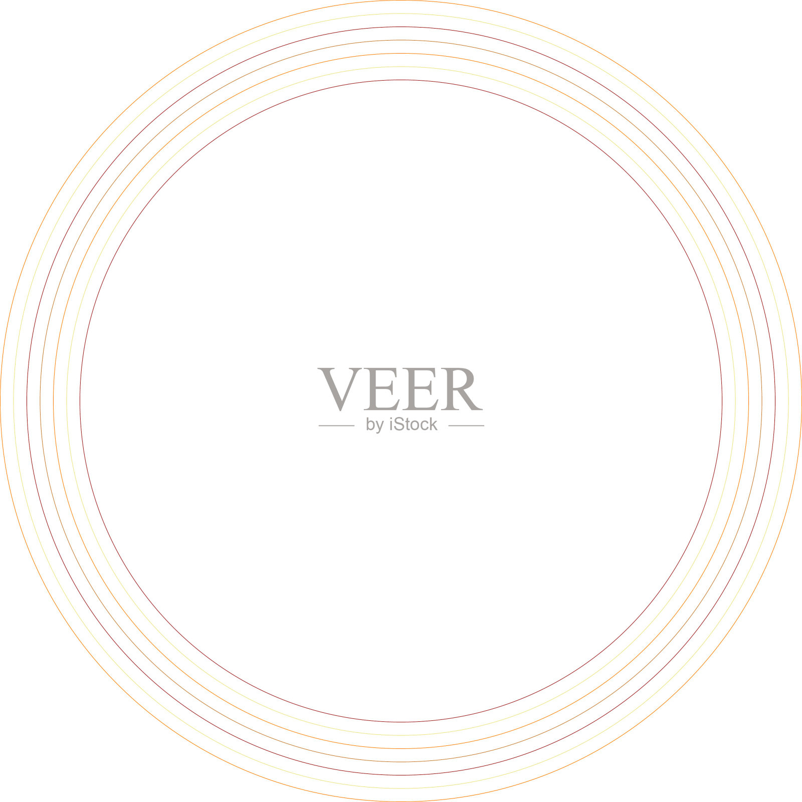 复古70年代风格的戒指设计元素插画图片素材