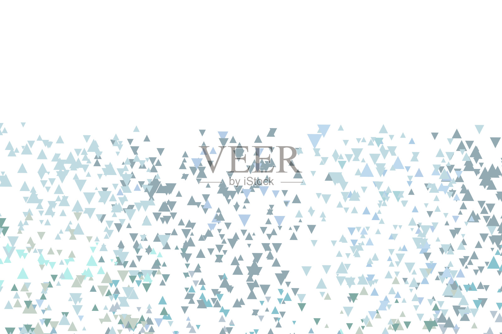 多边形蓝色马赛克背景。抽象低多边形矢量插图。三角形图案，复制空间。模板几何业务设计与三角形海报，横幅，卡片，传单插画图片素材