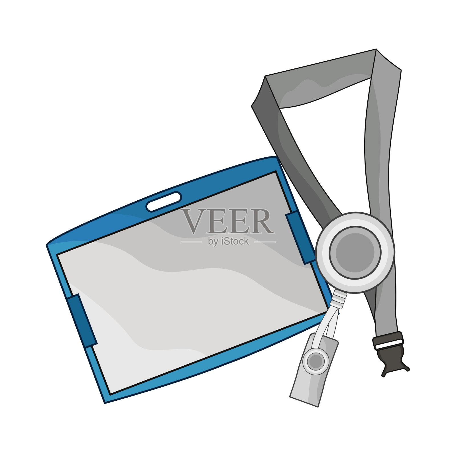 身份证插画图片素材