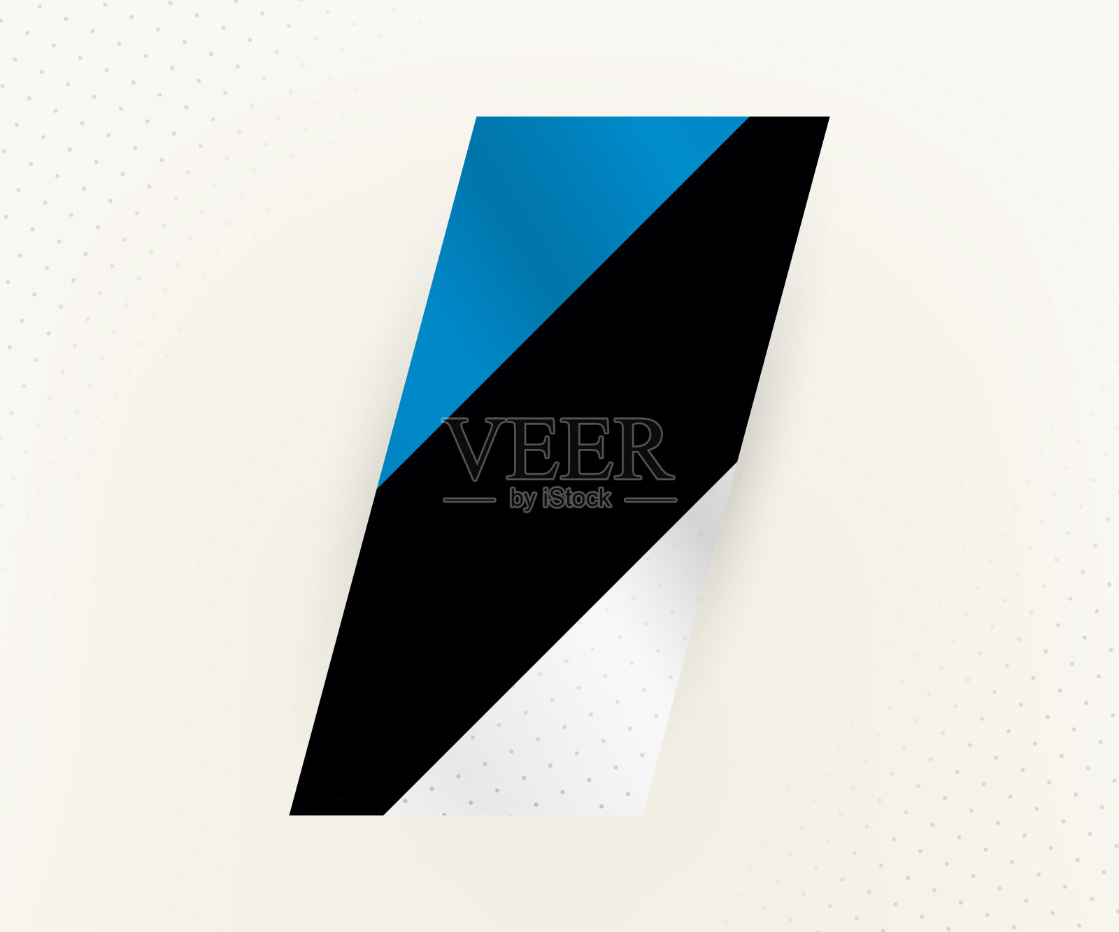 抽象现代爱沙尼亚米色背景与点垂直旗帜。插画图片素材