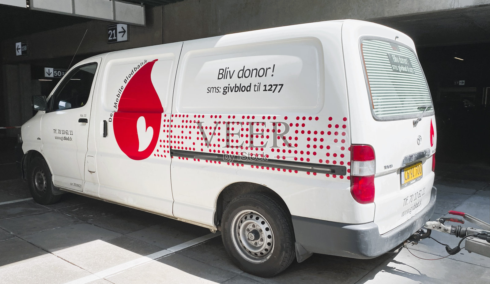 丹麦的流动血库照片摄影图片