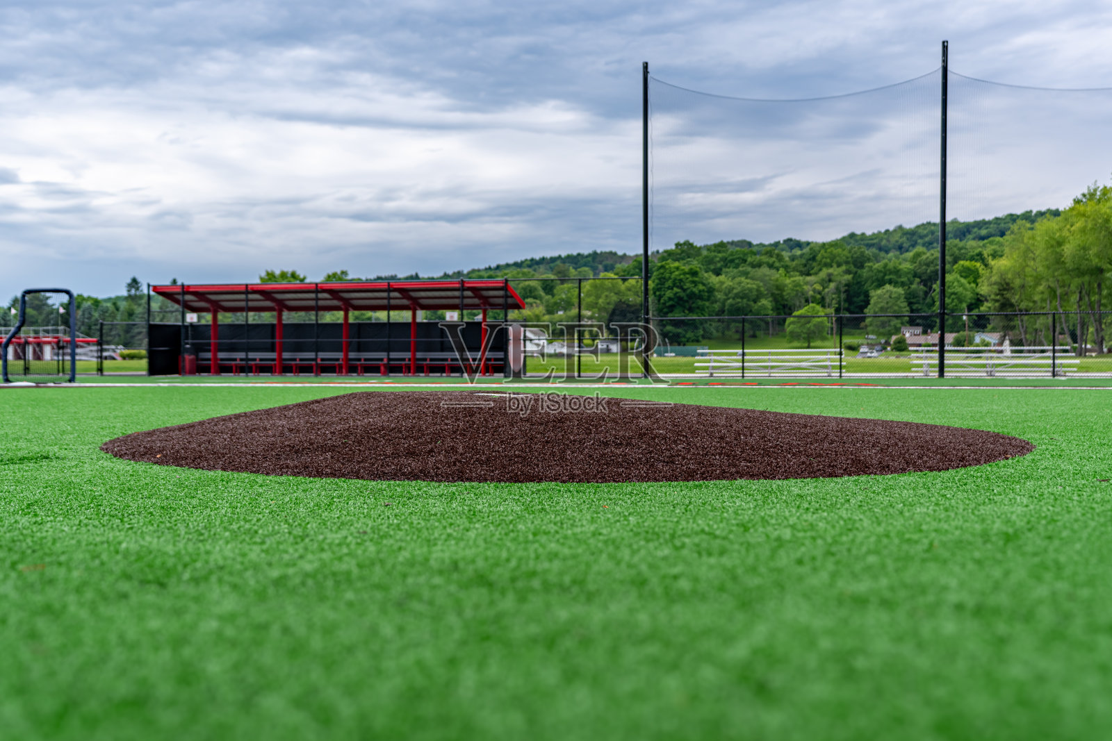 人造、合成草皮棒球投手丘照片摄影图片