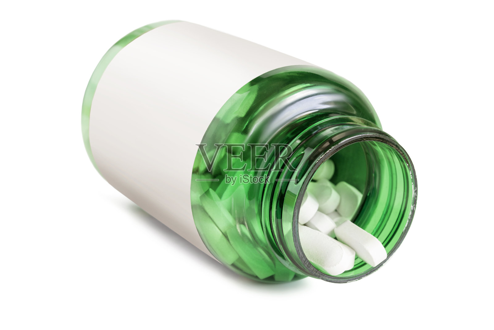 分离的药瓶照片摄影图片