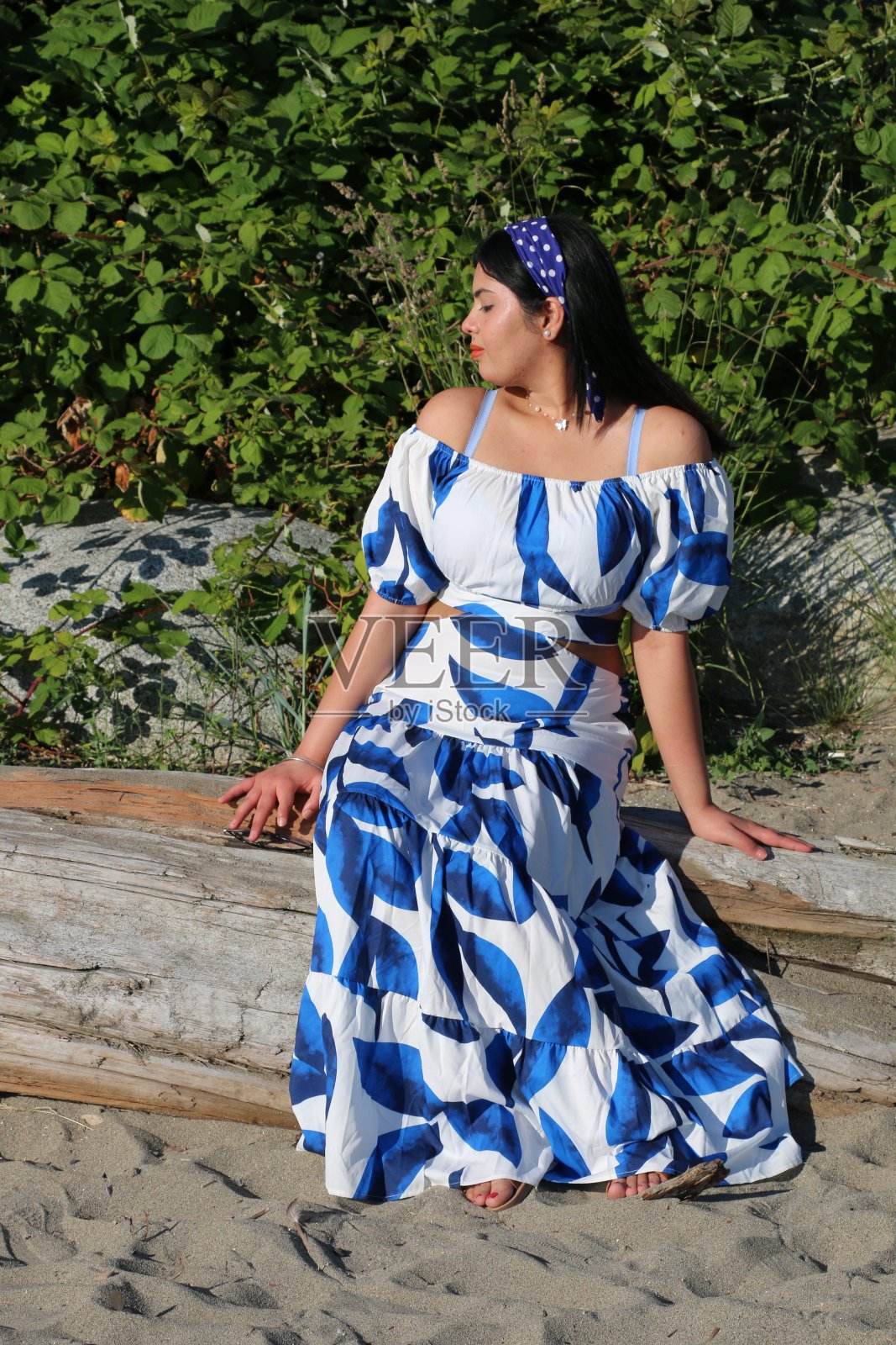 夏日沙滩日照片摄影图片