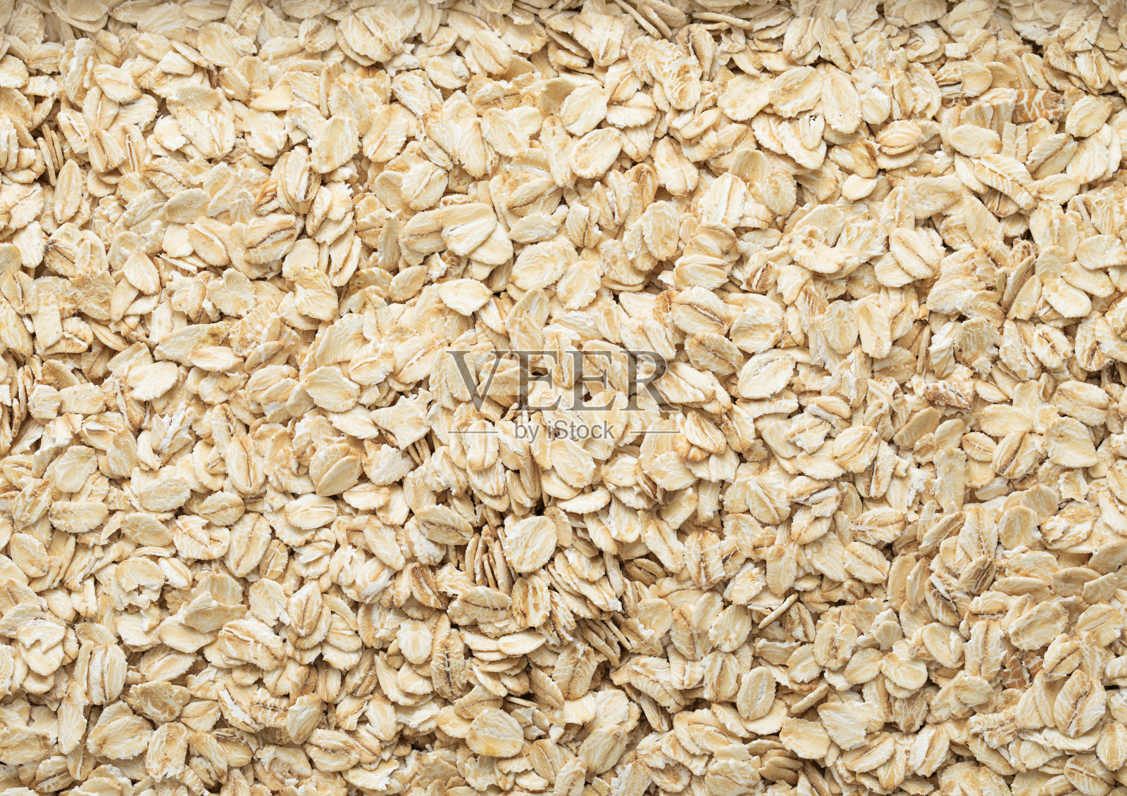 有机健康燕麦片纹理背景。宏观。照片摄影图片
