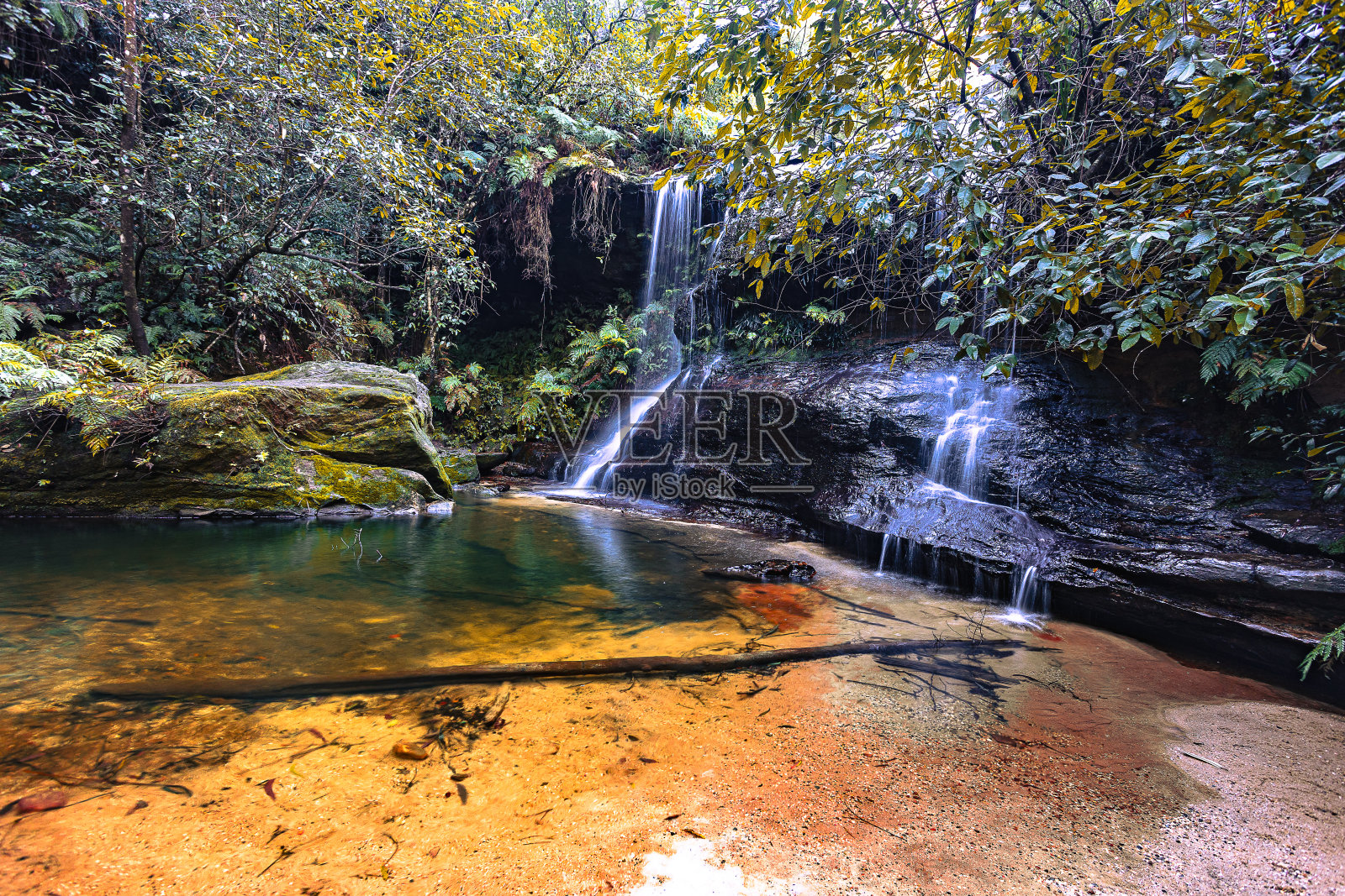 瀑布照片摄影图片
