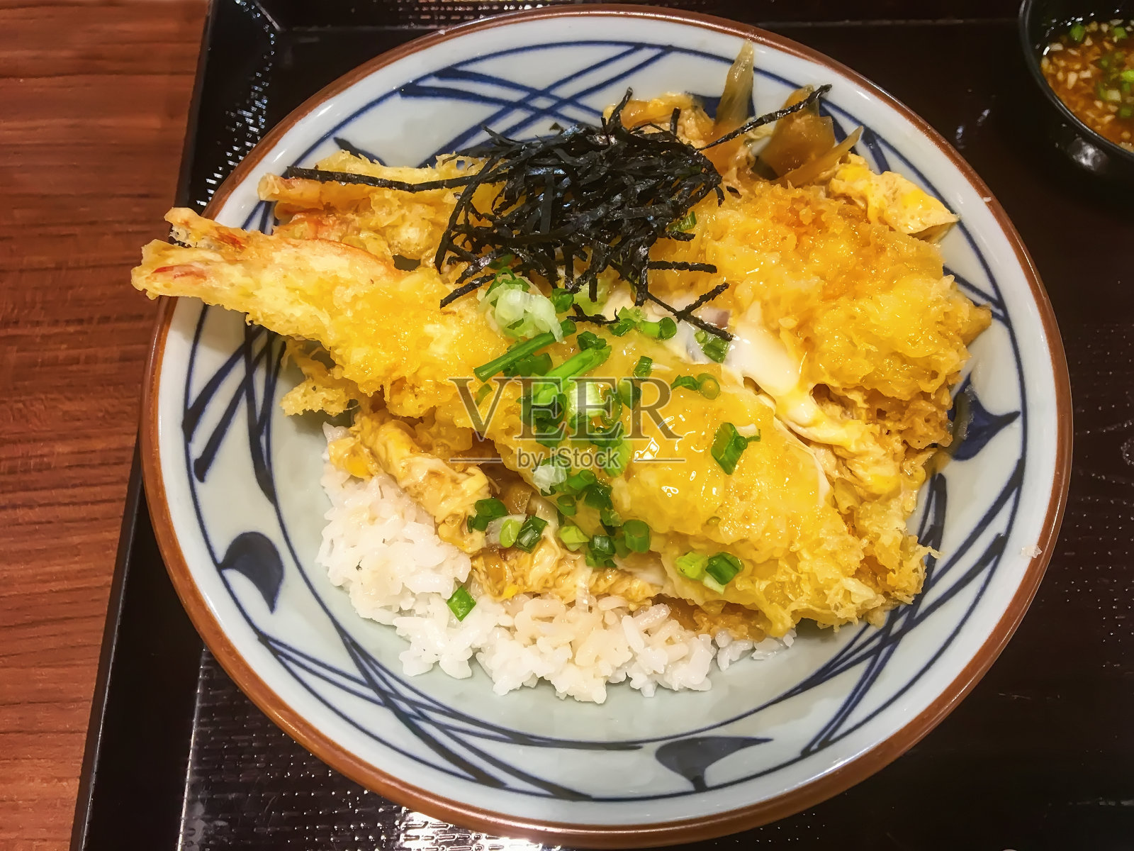 虾天妇罗唐照片摄影图片