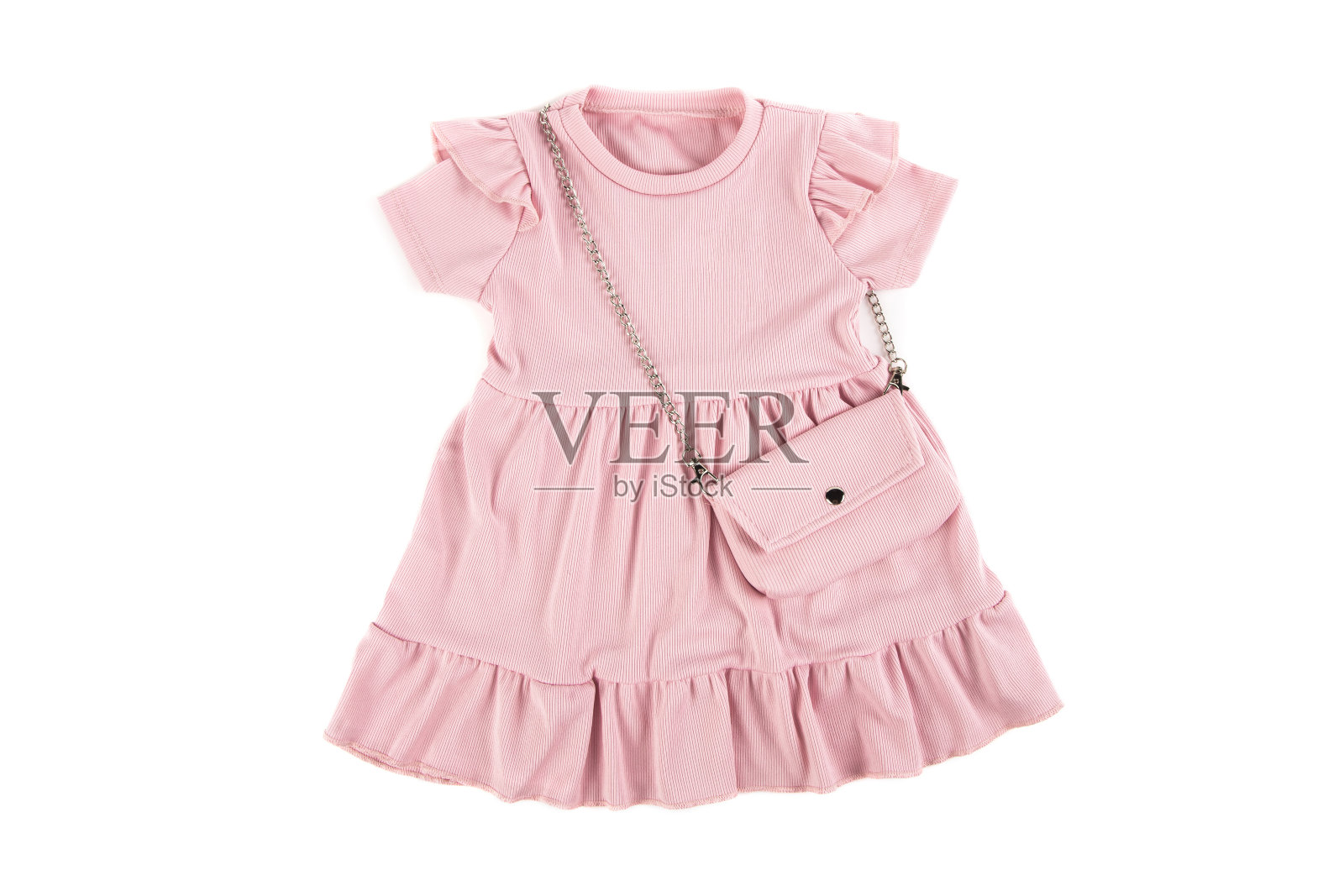 粉色婴儿裙照片摄影图片