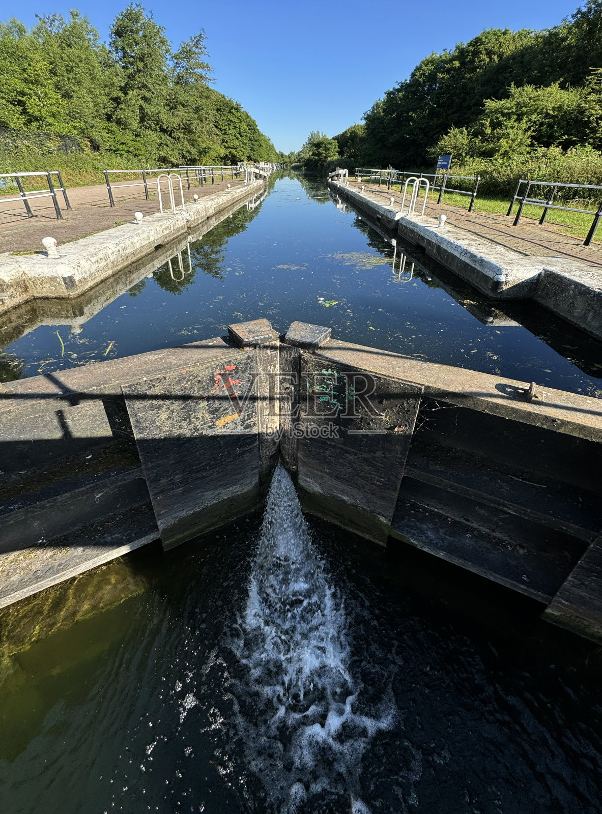 运河船闸照片摄影图片