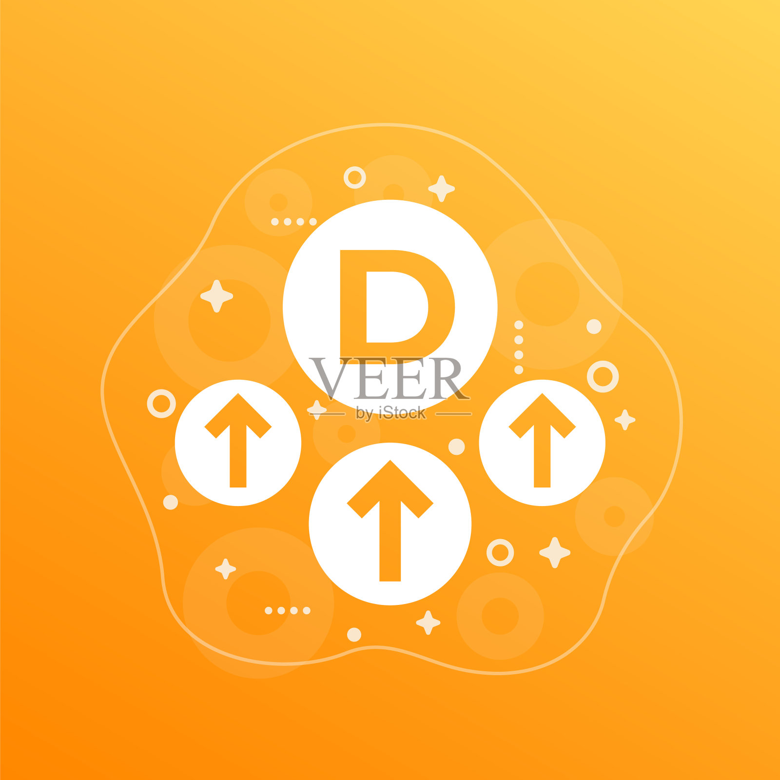 健身，健康，健身房时尚图标上的圆圈插画图片素材