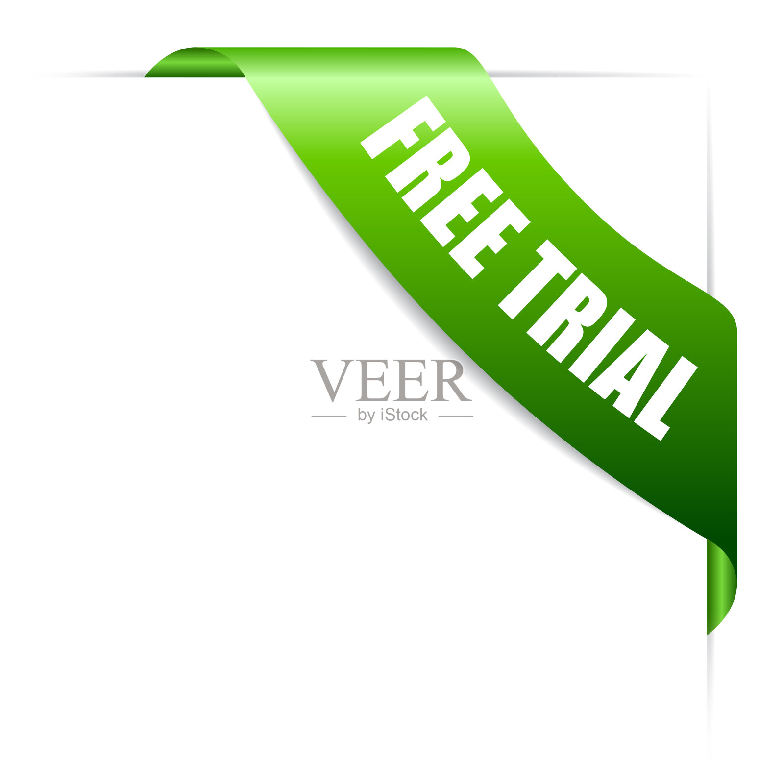 免费试用期页面横幅Web设计元素插画图片素材