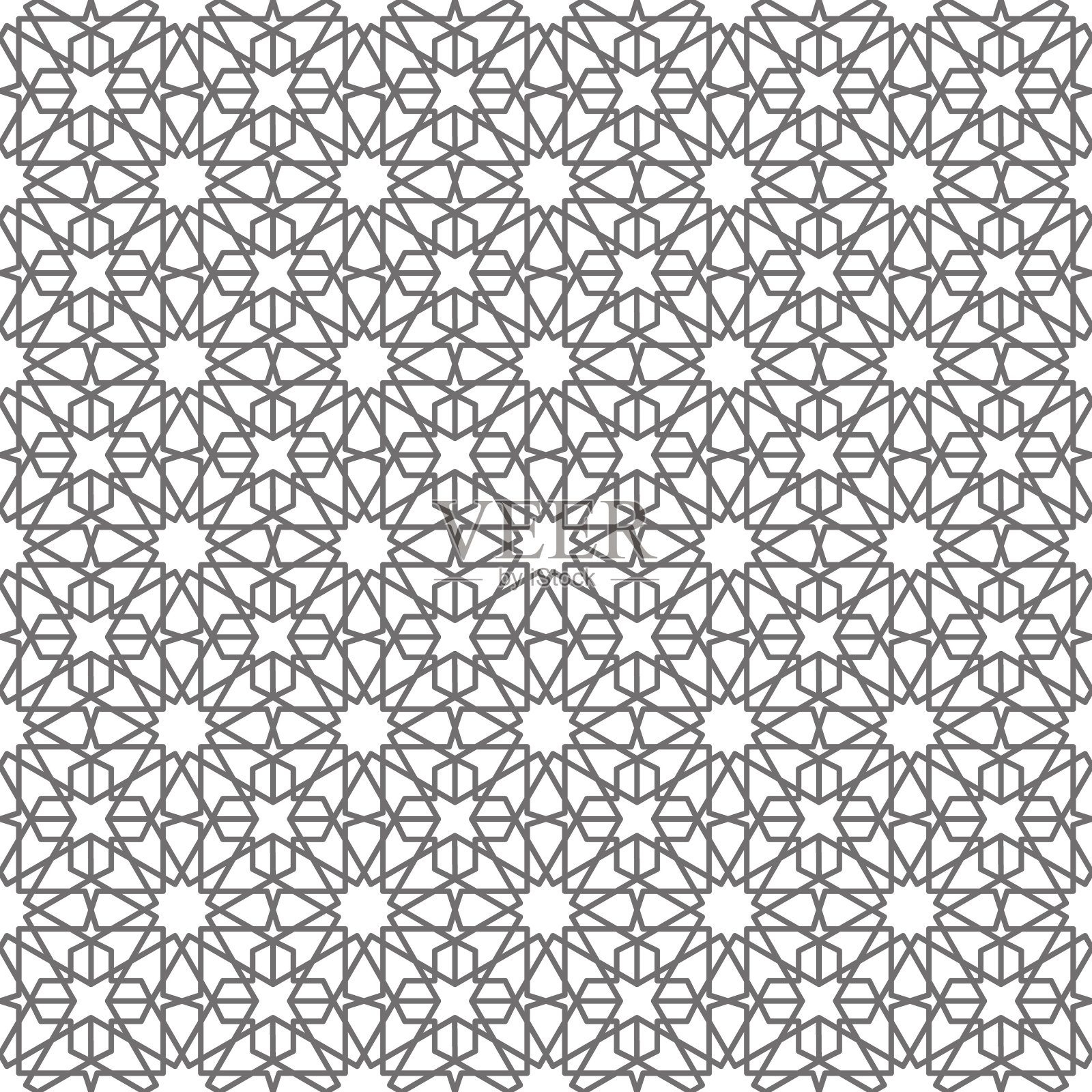 无缝几何图案。插画图片素材