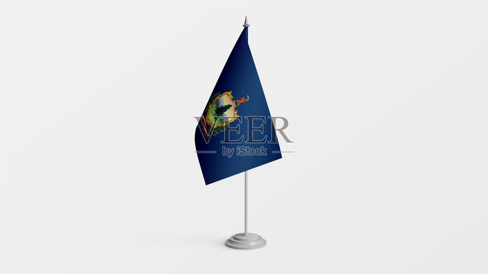 佛蒙特州旗帜插图插画图片素材